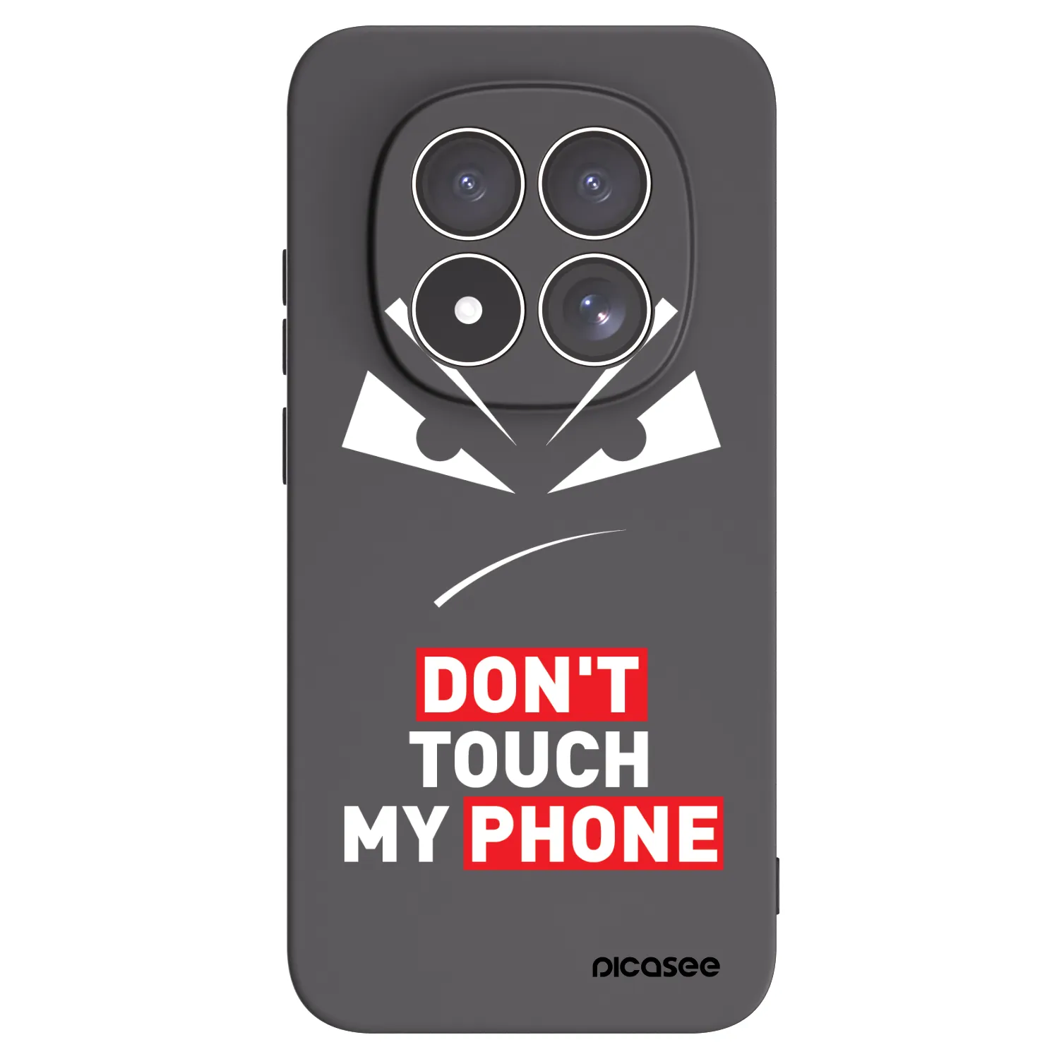 Picasee silikónový čierny obal pre Xiaomi Redmi Note 15 Pro 5G - Evil Eye - Transparent