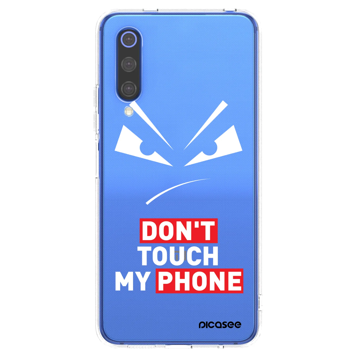 Silikónový prehľadný obal pre Xiaomi Mi 9 SE - Evil Eye - Transparent