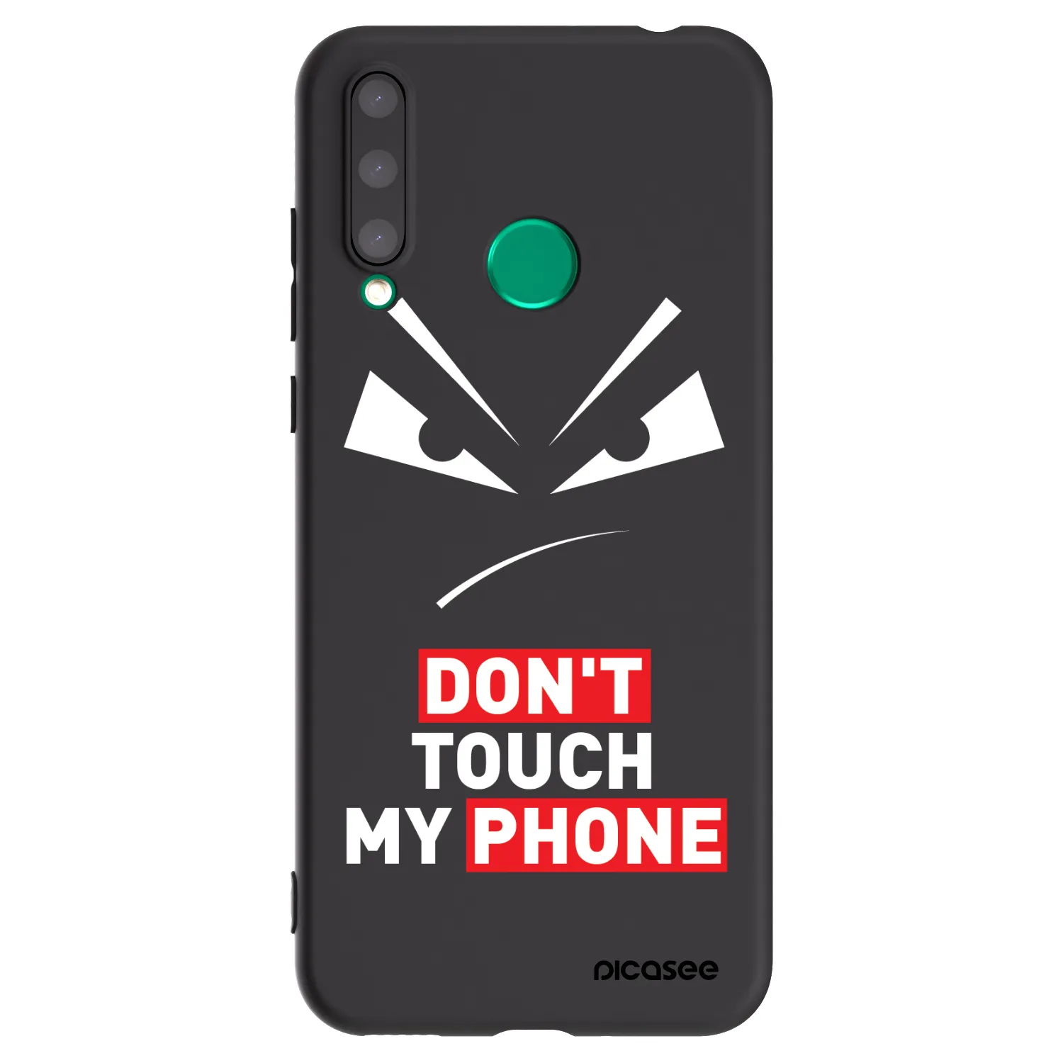 Picasee silikónový čierny obal pre Honor 20 Lite - Evil Eye - Transparent