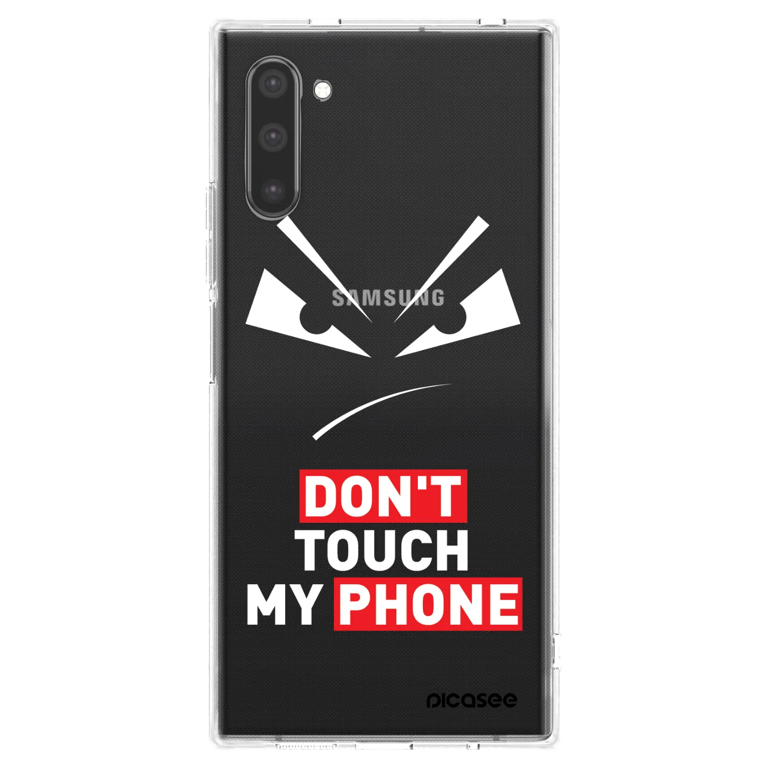 Picasee silikónový prehľadný obal pre Samsung Galaxy Note 10 N970F - Evil Eye - Transparent