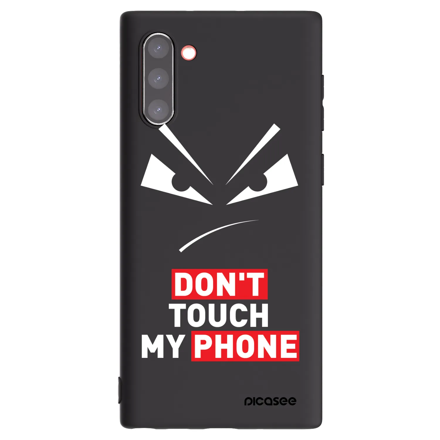 Picasee silikónový čierny obal pre Samsung Galaxy Note 10 N970F - Evil Eye - Transparent