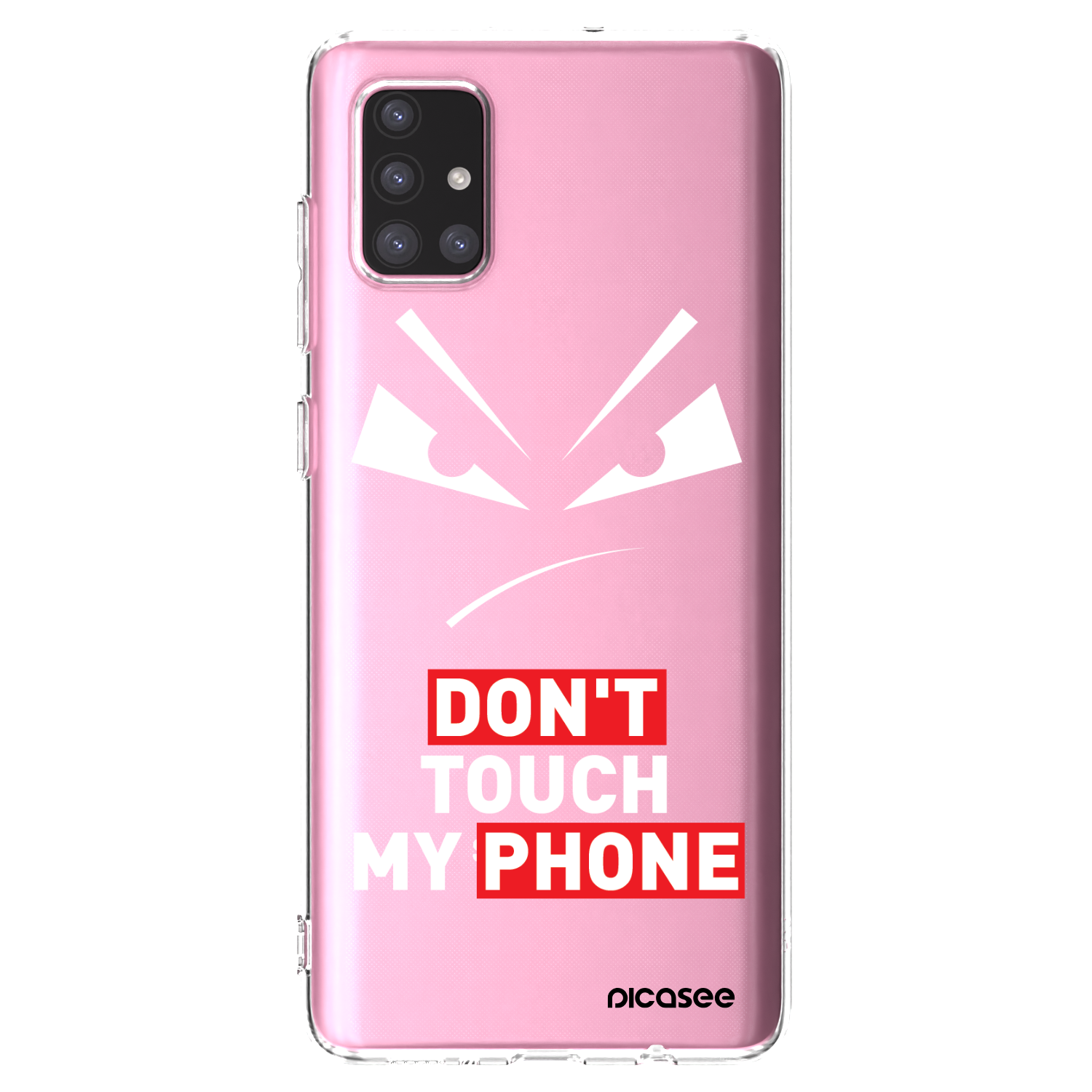 Picasee silikónový prehľadný obal pre Samsung Galaxy A71 A715F - Evil Eye - Transparent