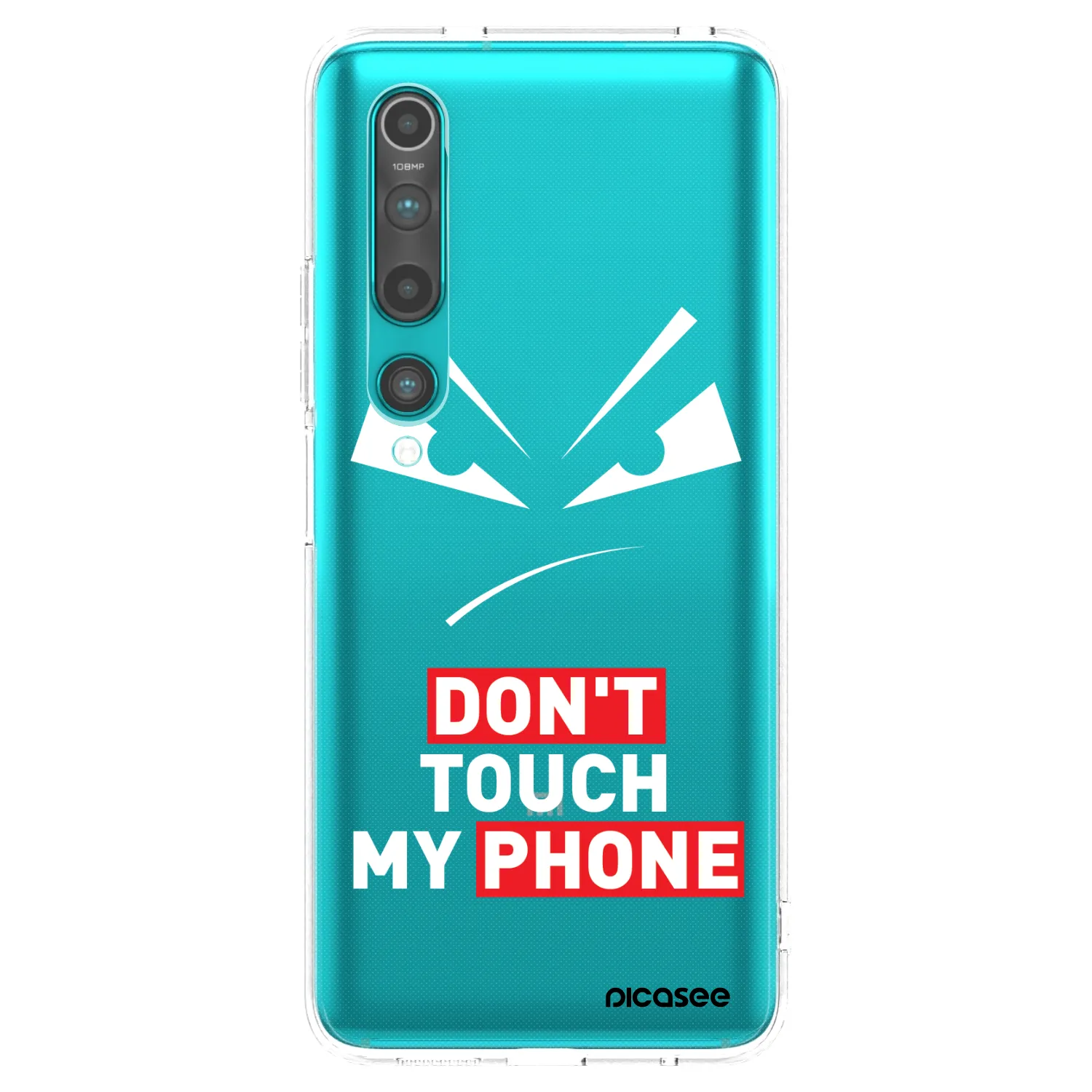 Picasee silikónový prehľadný obal pre Xiaomi Mi 10 - Evil Eye - Transparent