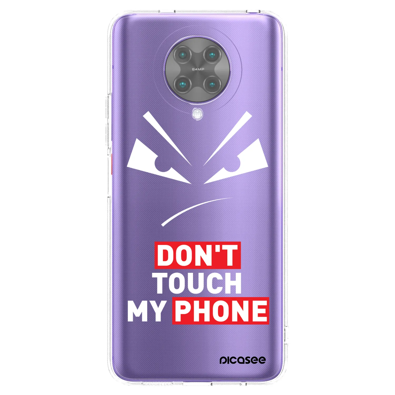 Silikónový prehľadný obal pre Xiaomi Poco F2 Pro - Evil Eye - Transparent