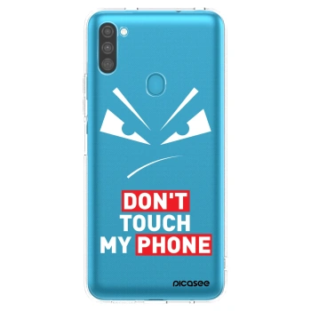 Picasee silikónový prehľadný obal pre Samsung Galaxy M11 - Evil Eye - Transparent