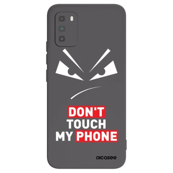 Picasee silikónový čierny obal pre Xiaomi Poco M3 - Evil Eye - Transparent