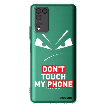 Picasee silikónový prehľadný obal pre Honor 10X Lite - Evil Eye - Transparent