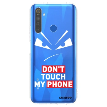 Picasee silikónový prehľadný obal pre Realme 5 - Evil Eye - Transparent