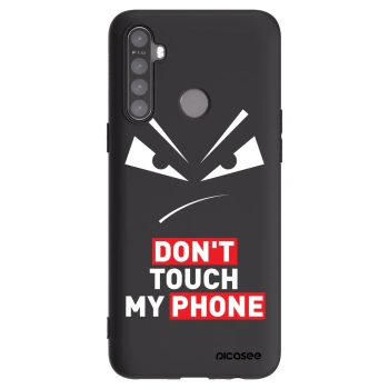 Picasee silikónový čierny obal pre Realme 5 - Evil Eye - Transparent