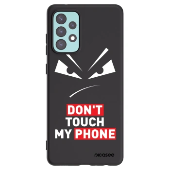 Picasee silikónový čierny obal pre Samsung Galaxy A72 A725F - Evil Eye - Transparent