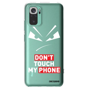 Picasee silikónový prehľadný obal pre Xiaomi Redmi Note 10 Pro - Evil Eye - Transparent