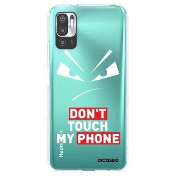 Picasee silikónový prehľadný obal pre Xiaomi Redmi Note 10 5G - Evil Eye - Transparent
