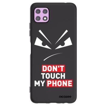 Picasee silikónový čierny obal pre Samsung Galaxy A22 A226B 5G - Evil Eye - Transparent