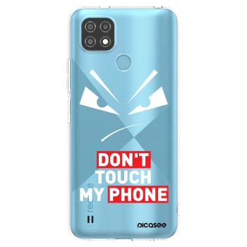 Picasee silikónový prehľadný obal pre Realme C21 - Evil Eye - Transparent