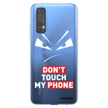 Picasee silikónový prehľadný obal pre Realme 7 - Evil Eye - Transparent
