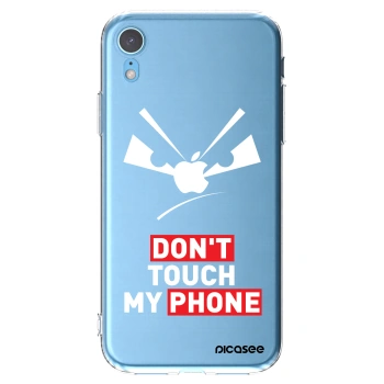 Picasee silikónový prehľadný obal pre Apple iPhone XR - Evil Eye - Transparent