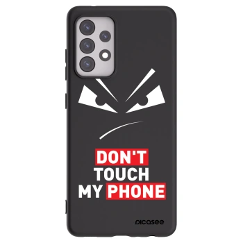 Picasee silikónový čierny obal pre Samsung Galaxy A52s 5G A528B - Evil Eye - Transparent
