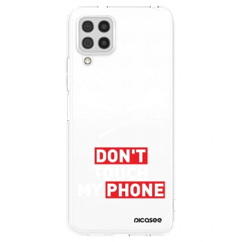 Picasee silikónový prehľadný obal pre Samsung Galaxy A22 A225F 4G - Evil Eye - Transparent