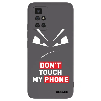 Picasee silikónový čierny obal pre Xiaomi Redmi 10 - Evil Eye - Transparent