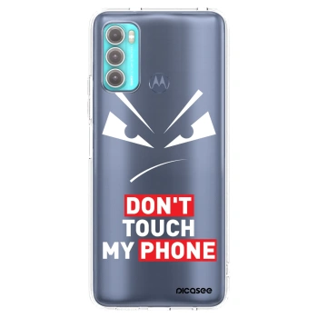 Picasee silikónový prehľadný obal pre Motorola Moto G60 - Evil Eye - Transparent