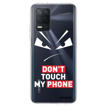Picasee silikónový prehľadný obal pre Realme 8 5G - Evil Eye - Transparent