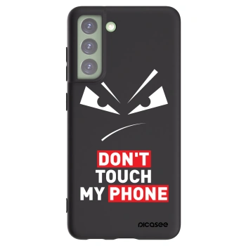 Picasee silikónový čierny obal pre Samsung Galaxy S21 FE 5G - Evil Eye - Transparent