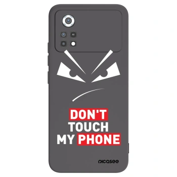 Picasee silikónový čierny obal pre Xiaomi Poco X4 Pro 5G - Evil Eye - Transparent