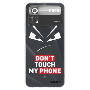 Picasee silikónový prehľadný obal pre Xiaomi Poco X4 Pro 5G - Evil Eye - Transparent