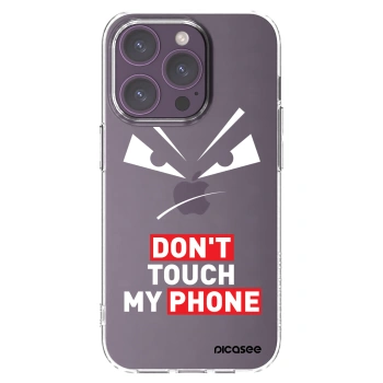 Picasee silikónový prehľadný obal pre Apple iPhone 14 Pro - Evil Eye - Transparent