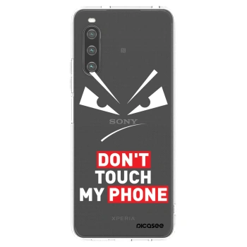 Picasee silikónový prehľadný obal pre Sony Xperia 10 IV 5G - Evil Eye - Transparent