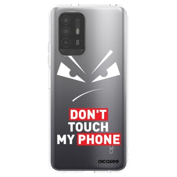 Picasee silikónový prehľadný obal pre OPPO A94 5G - Evil Eye - Transparent
