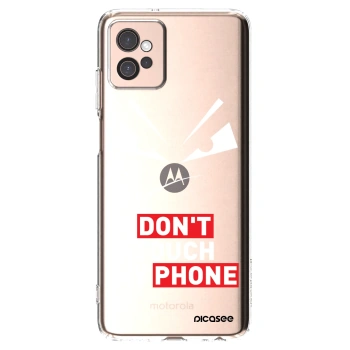 Picasee silikónový prehľadný obal pre Motorola Moto G32 - Evil Eye - Transparent