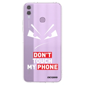 Picasee silikónový prehľadný obal pre Honor 8X - Evil Eye - Transparent