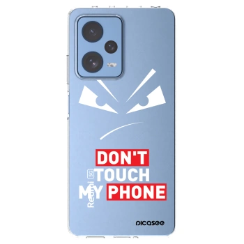 Picasee silikónový prehľadný obal pre Xiaomi Redmi Note 12 Pro 5G - Evil Eye - Transparent