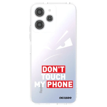 Picasee silikónový prehľadný obal pre Xiaomi Redmi 12 4G - Evil Eye - Transparent