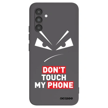 Picasee silikónový čierny obal pre Samsung Galaxy A04s A047F - Evil Eye - Transparent