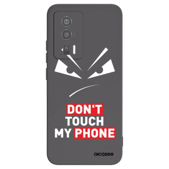 Picasee silikónový čierny obal pre Xiaomi Poco F5 Pro 5G - Evil Eye - Transparent