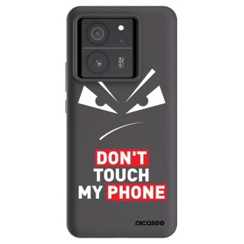 Picasee silikónový čierny obal pre Xiaomi 13T - Evil Eye - Transparent