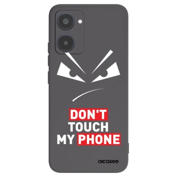 Picasee silikónový čierny obal pre Realme 10 4G - Evil Eye - Transparent