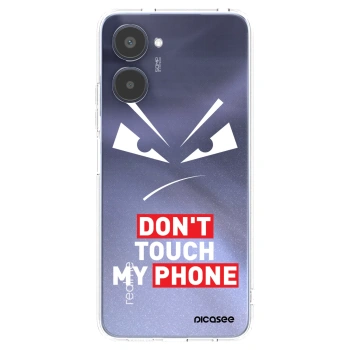 Picasee silikónový prehľadný obal pre Realme 10 4G - Evil Eye - Transparent