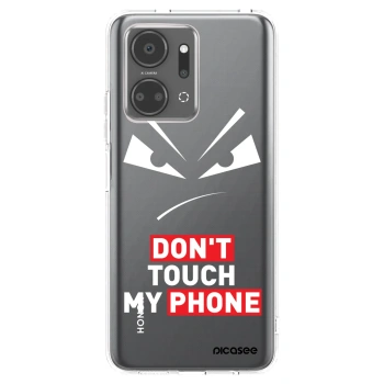Picasee silikónový prehľadný obal pre Honor X7a - Evil Eye - Transparent