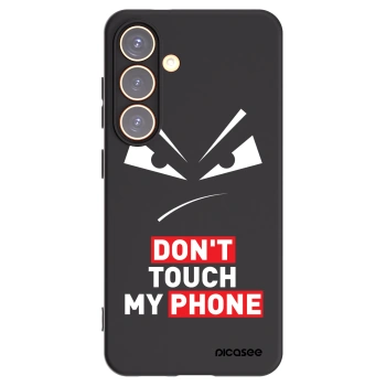 Picasee silikónový čierny obal pre Samsung Galaxy S24 S921B 5G - Evil Eye - Transparent