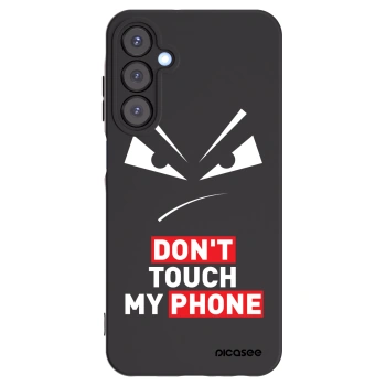 Picasee silikónový čierny obal pre Samsung Galaxy A25 A256B 5G - Evil Eye - Transparent