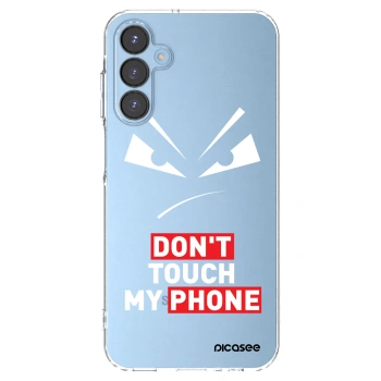Picasee silikónový prehľadný obal pre Samsung Galaxy A15 A156B 5G - Evil Eye - Transparent
