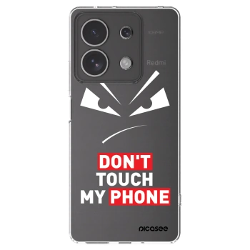 Picasee silikónový prehľadný obal pre Xiaomi Redmi Note 13 4G - Evil Eye - Transparent