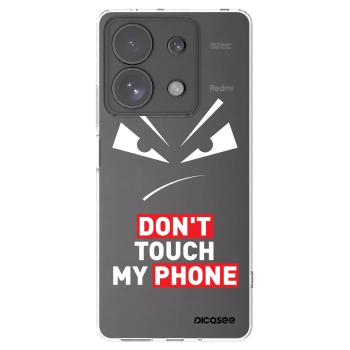 Picasee silikónový prehľadný obal pre Xiaomi Redmi Note 13 Pro 4G - Evil Eye - Transparent