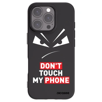 Picasee silikónový čierny obal pre Apple iPhone 16 Pro - Evil Eye - Transparent