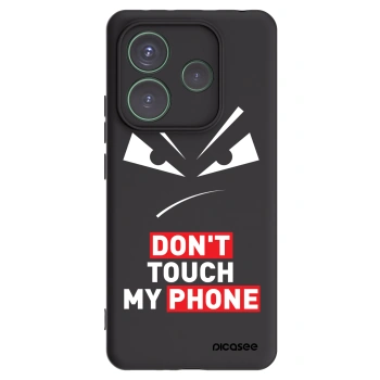 Picasee silikónový čierny obal pre Xiaomi Redmi Note 14 5G - Evil Eye - Transparent