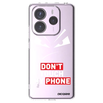 Picasee silikónový prehľadný obal pre Xiaomi Redmi Note 14 5G - Evil Eye - Transparent