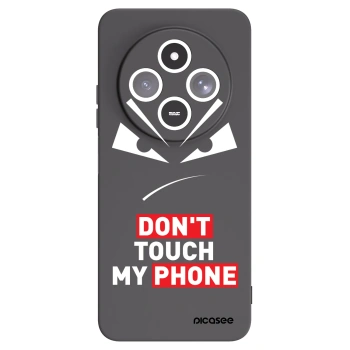 Picasee silikónový čierny obal pre Xiaomi Redmi 14C - Evil Eye - Transparent